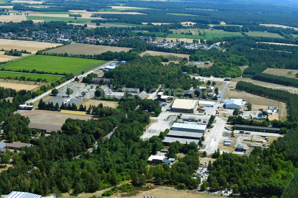 Wesendorf aus der Vogelperspektive: Freizeitzentrum Hammerstein Park Wesendorf entlang der Lange Straße in Wesendorf im Bundesland Niedersachsen, Deutschland