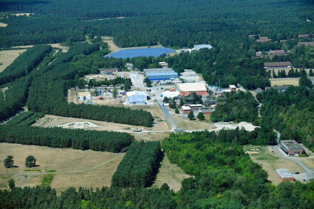 Wesendorf von oben - Freizeitzentrum Hammerstein Park Wesendorf entlang der Lange Straße in Wesendorf im Bundesland Niedersachsen, Deutschland