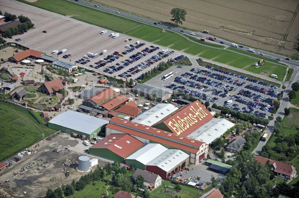 Rövershagen von oben - Freizeitzentrum Karls Erlebnis-Dorf in Rövershagen im Bundesland Mecklenburg-Vorpommern, Deutschland