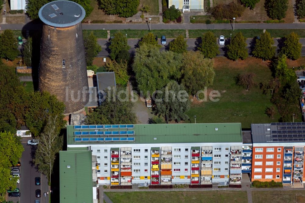 Luftaufnahme Leipzig - Freizeitzentrum Kletterturm Mockau in Leipzig im Bundesland Sachsen, Deutschland