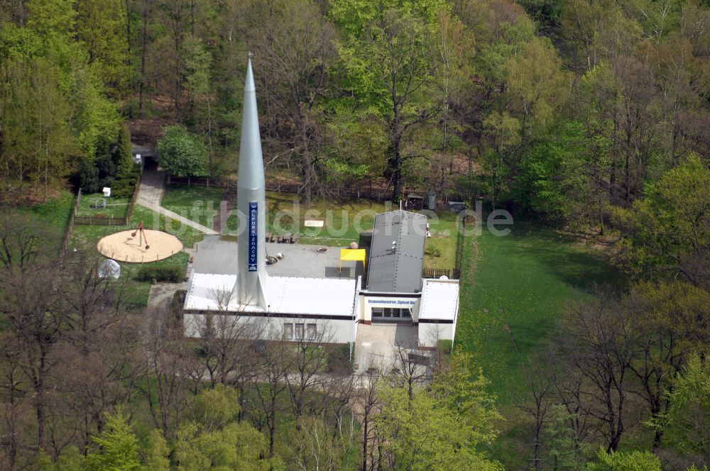 Luftbild Chemnitz - Freizeitzentrum Kosmonautenzentrum Sigmund Jähn in Chemnitz im Bundesland Sachsen, Deutschland