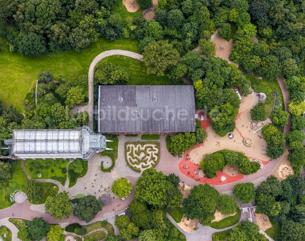 Luftbild Hamm - Freizeitzentrum der Maximilianpark Hamm GmbH im Ortsteil Werries in Hamm im Bundesland Nordrhein-Westfalen, Deutschland