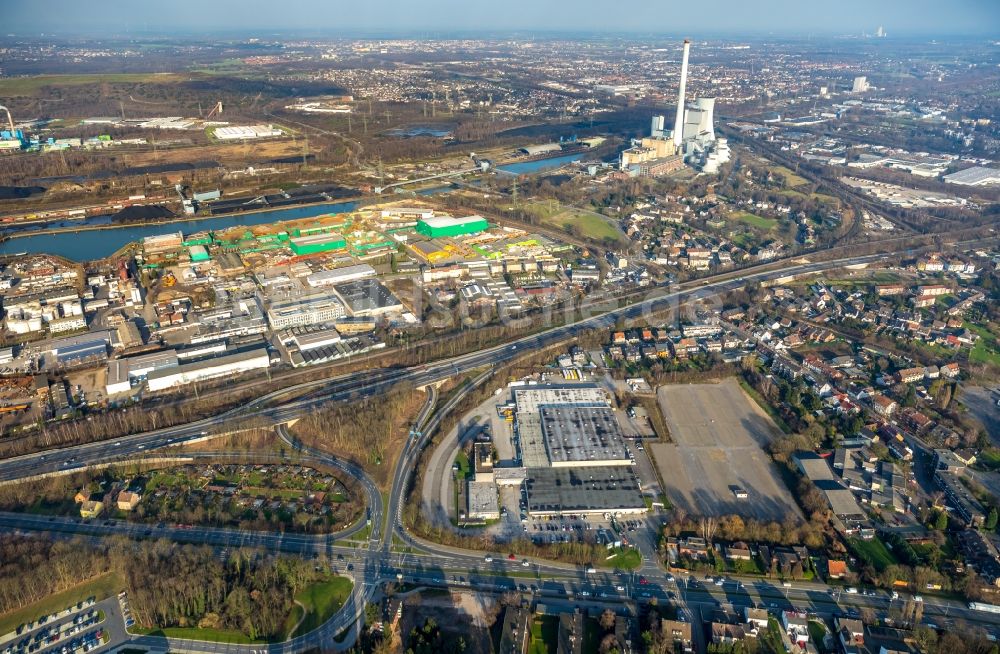 Luftbild Herne - Freizeitzentrum Monza Indoor Kart GmbH an der Dorstener Straße im Ortsteil Wanne-Eickel in Herne im Bundesland Nordrhein-Westfalen, Deutschland