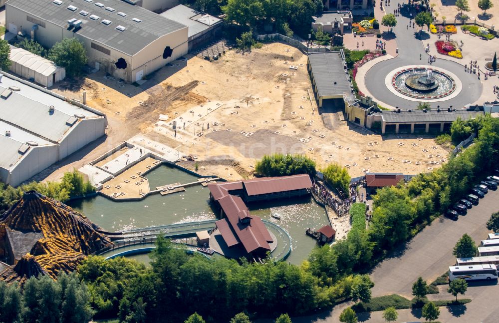 Bottrop aus der Vogelperspektive: Freizeitzentrum Movie Park Germany in Bottrop im Bundesland Nordrhein-Westfalen, Deutschland