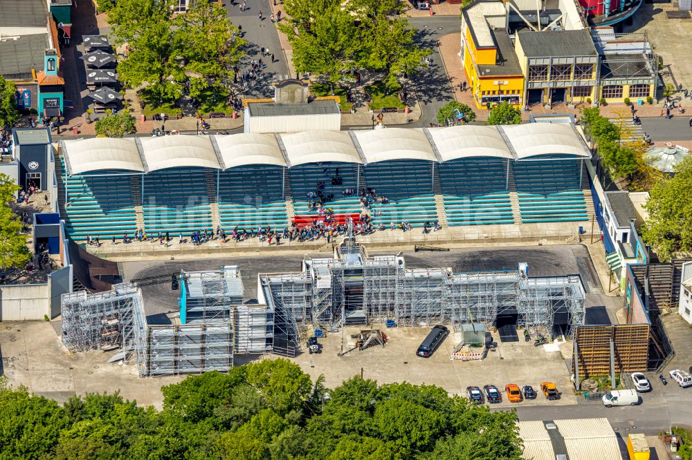 Bottrop aus der Vogelperspektive: Freizeitzentrum Movie Park Germany in Bottrop im Bundesland Nordrhein-Westfalen, Deutschland