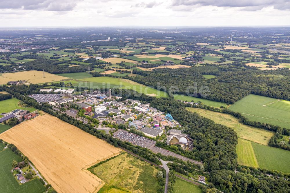 Bottrop aus der Vogelperspektive: Freizeitzentrum Movie Park Germany in Bottrop im Bundesland Nordrhein-Westfalen, Deutschland