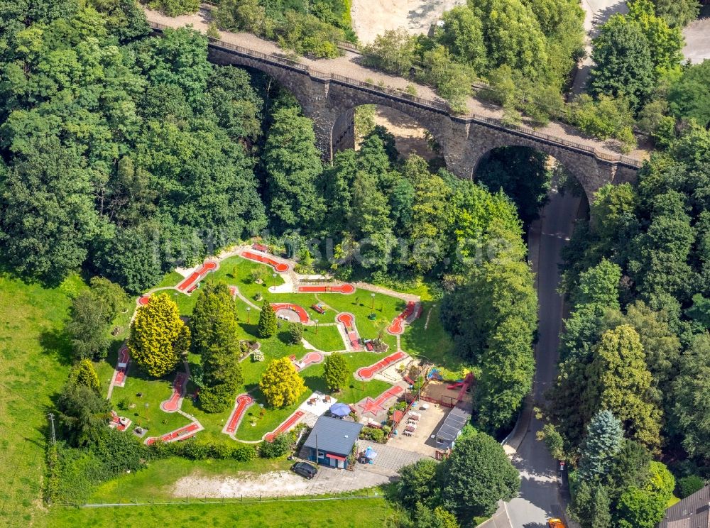 Gevelsberg von oben - Freizeitzentrum an der Nelkenstraße in Gevelsberg im Bundesland Nordrhein-Westfalen - NRW, Deutschland