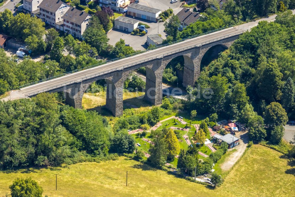 Gevelsberg von oben - Freizeitzentrum an der Nelkenstraße in Gevelsberg im Bundesland Nordrhein-Westfalen - NRW, Deutschland