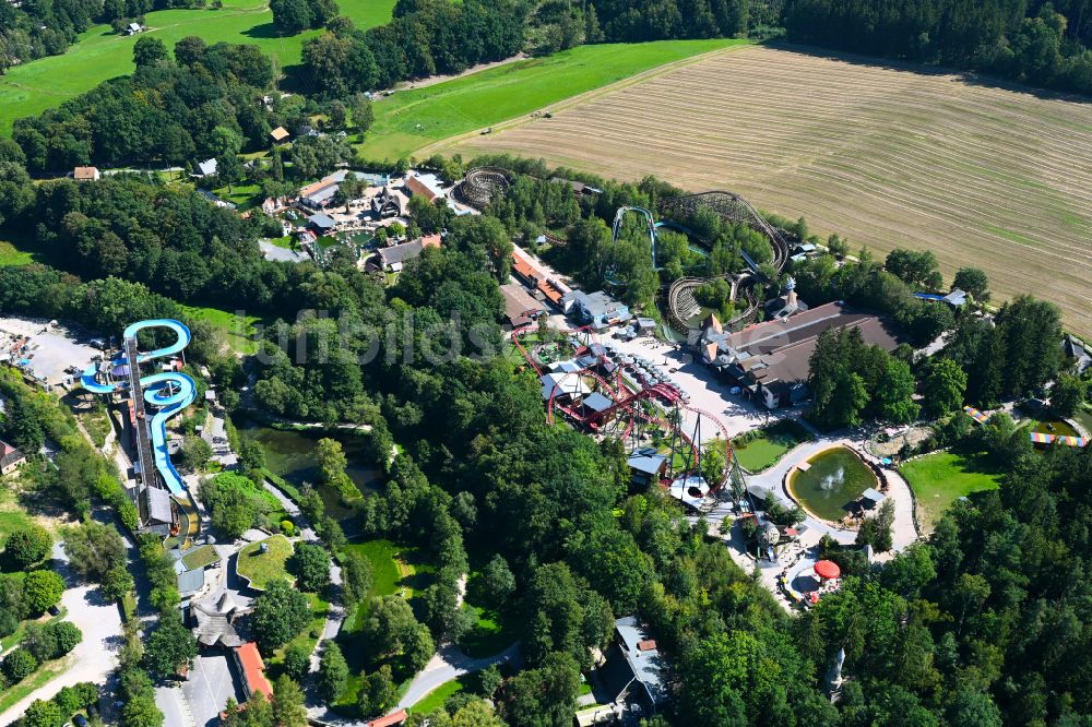 Luftbild Lengenfeld - Freizeitzentrum im Ortsteil Plohn in Lengenfeld im Bundesland Sachsen, Deutschland