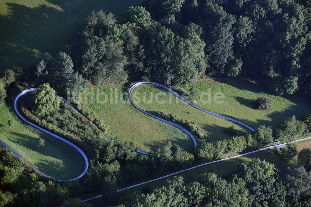 Luftbild Kohren-Sahlis - Freizeitzentrum der Rodelbahn Sommerrodelbahn in Kohren-Sahlis in Kohren-Sahlis im Bundesland Sachsen