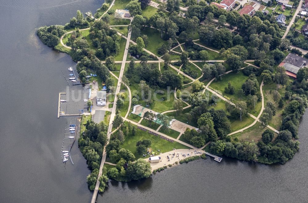 Luftaufnahme Eutin - Freizeitzentrum Seepark in Eutin im Bundesland Schleswig-Holstein