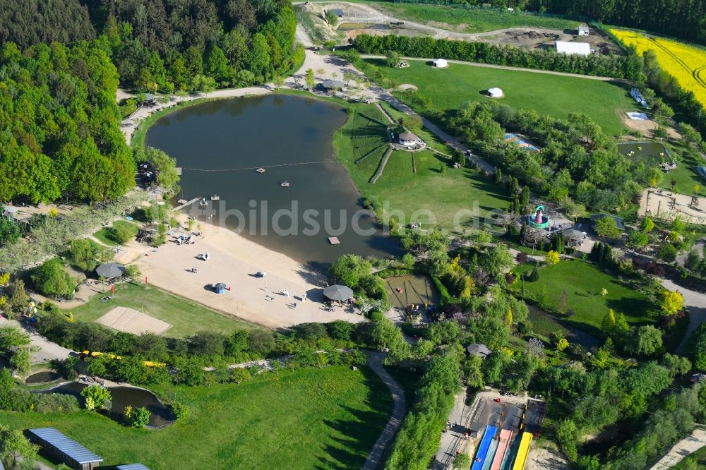 Luftbild Lichtenau - Freizeitzentrum Sonnenlandpark Lichtenau an der Sachsenstraße im Ortsteil Ottendorf in Lichtenau im Bundesland Sachsen, Deutschland