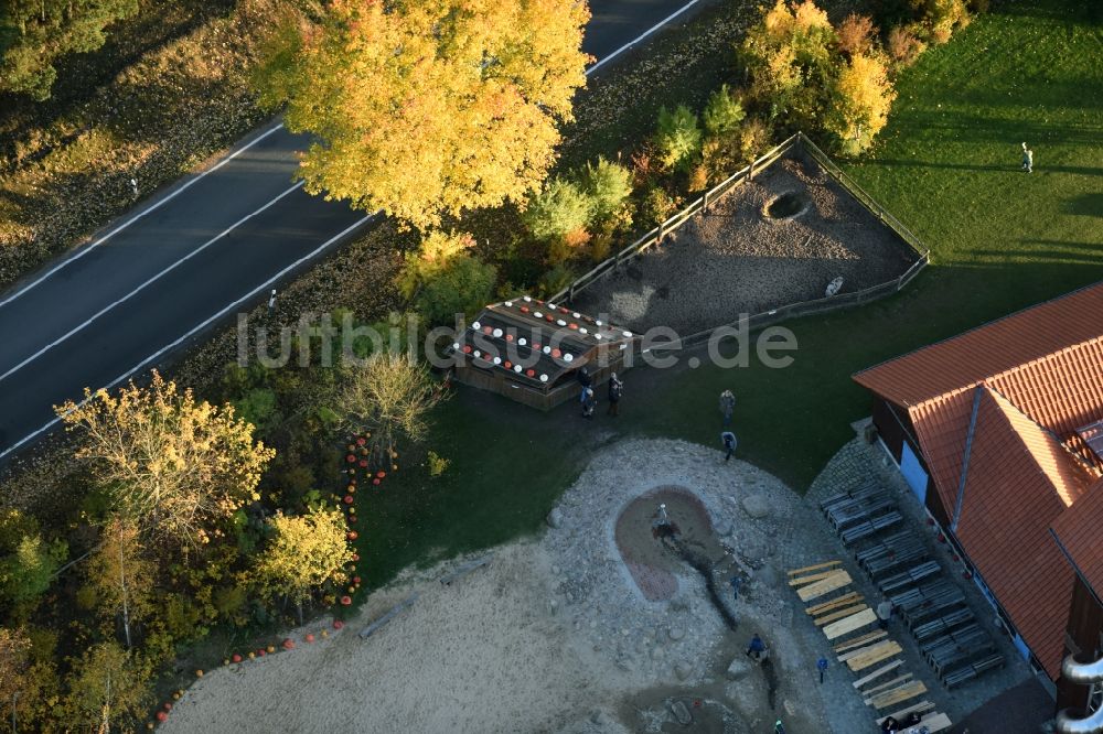 Luftbild Klaistow - Freizeitzentrum Spargel- und Erlebnishof Klaistow im Bundesland Brandenburg