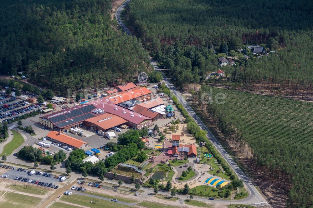 Luftbild Beelitz - Freizeitzentrum Spargel- und Erlebnishof Klaistow im Bundesland Brandenburg