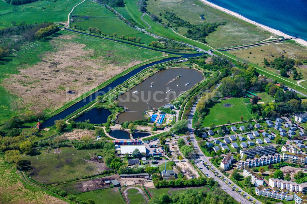 Luftbild Wangels - Freizeitzentrum der Wasserski - Rennbahn in Wangels im Bundesland Schleswig-Holstein, Deutschland