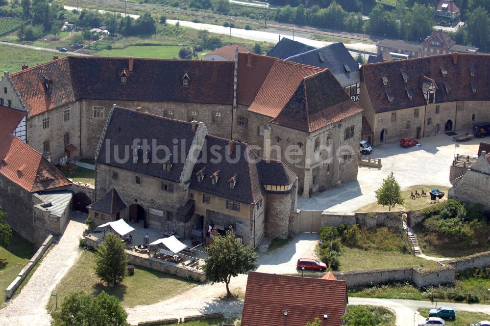 Luftbild Freyburg - Freyburg Schloss Neuenburg