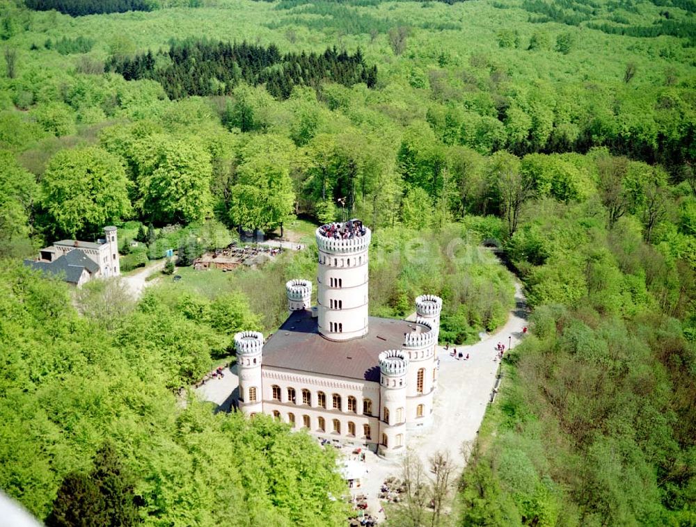 Luftbild Granitz auf Rügen - Frühjahrslandschaft am Jagdschloß Granitz auf Rügen