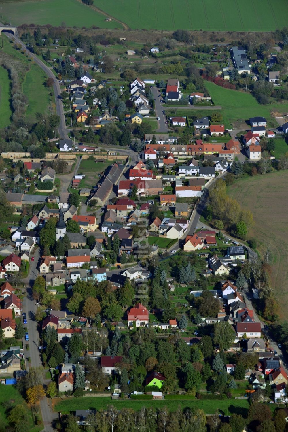 Luftaufnahme Friedensdorf - Friedensdorf im Bundesland Sachsen-Anhalt