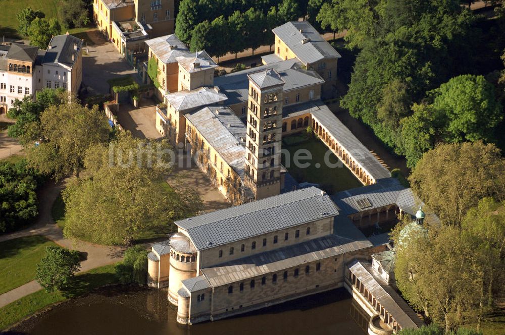 Luftaufnahme Potsdam - Friedenskirche Potsdam