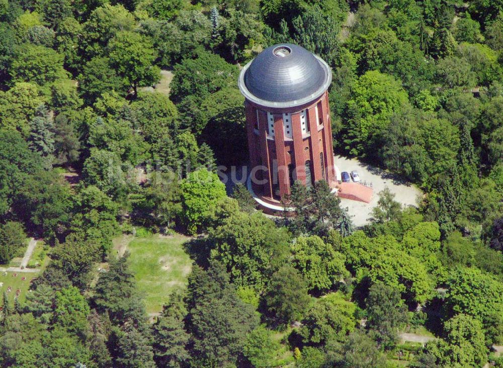 Luftaufnahme Berlin - Steglitz - Friedhof Bergstraße in Berlin-Steglitz.