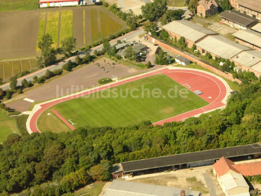 Luftbild Quedlinburg - Friedrich- Ludwig- Jahn- Sportplatz