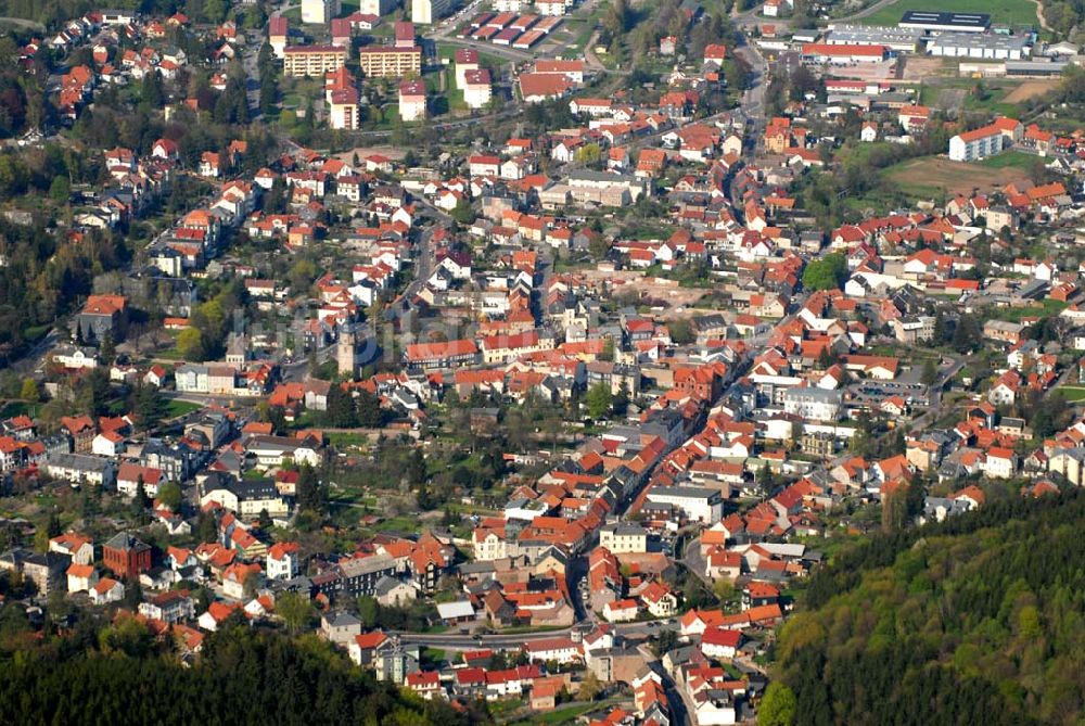 Luftaufnahme Friedrichroda (Thüringen) - Friedrichroda im Thüringer Wald