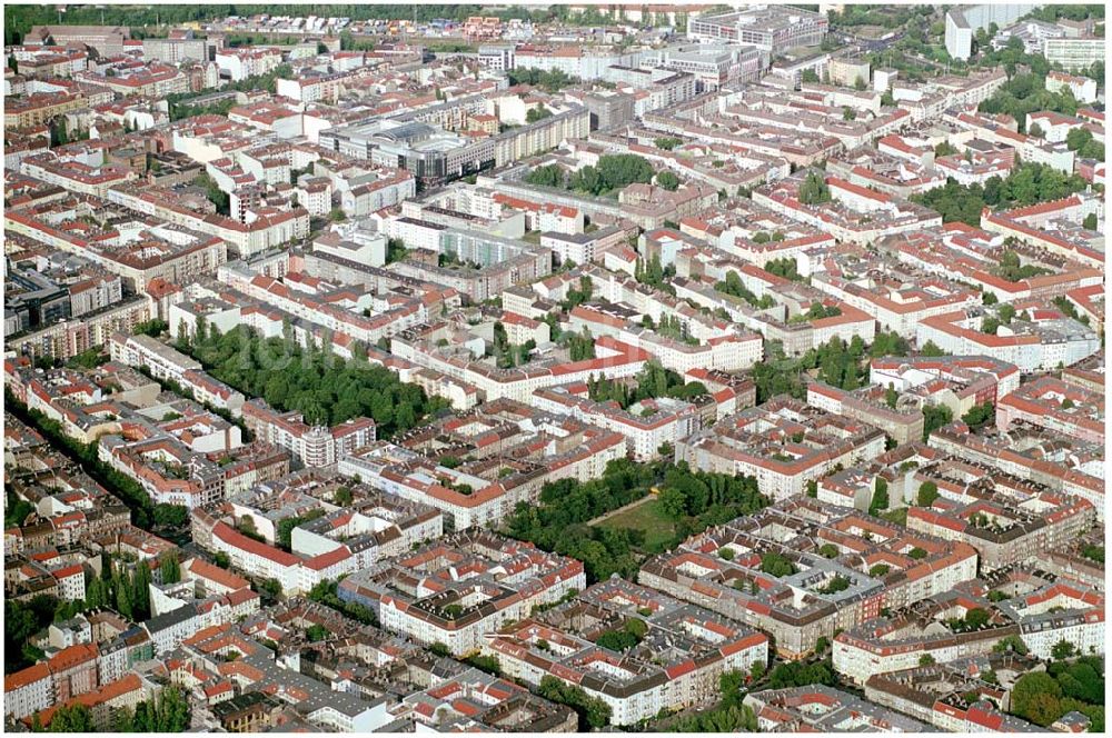 Luftaufnahme Berlin - Friedrichshain in Berlin