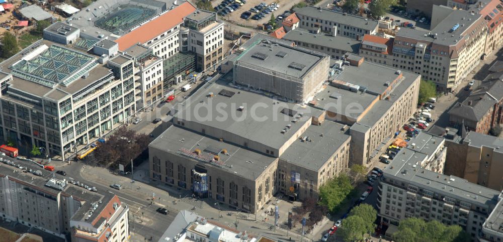 Berlin von oben - Friedrichstadtpalast Berlin-Mitte