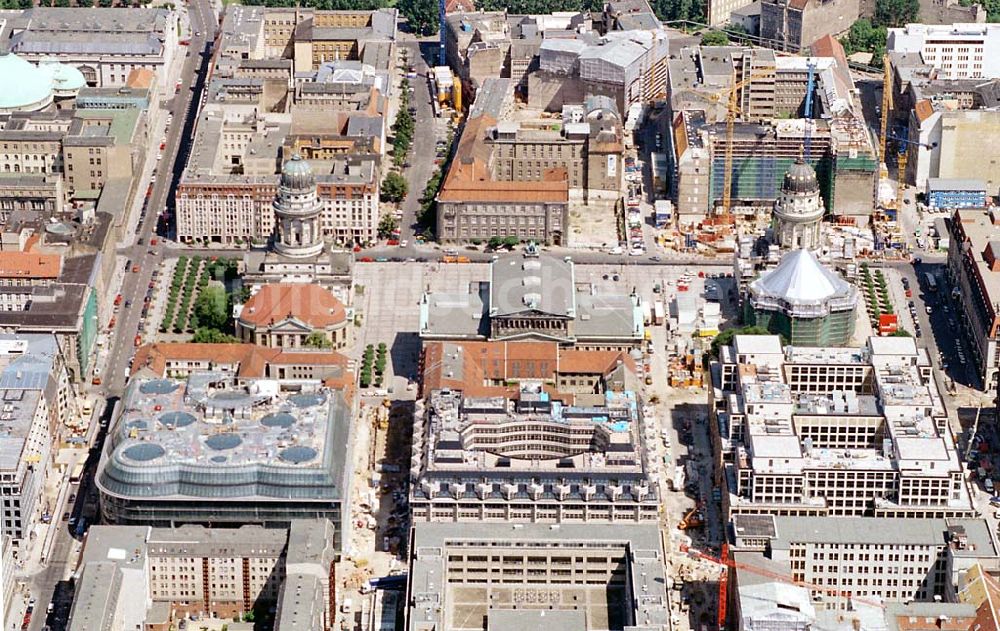 Luftbild Berlin Mitte - 30.06.1995 Friedrichstadtpassagen