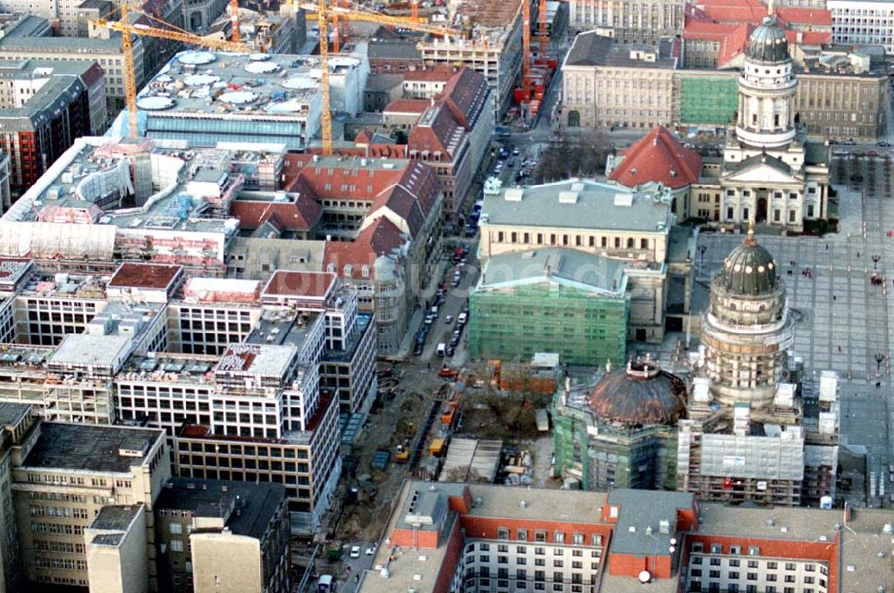 Luftaufnahme Berlin - 12.02.1995 Friedrichstadtpassagen in Berlin