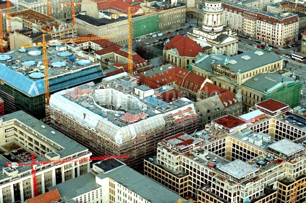 Luftbild Berlin - 12.02.1995 Friedrichstadtpassagen in Berlin