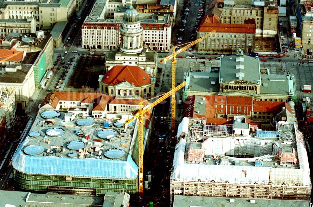 Luftaufnahme Berlin - 12.02.1995 Friedrichstadtpassagen in Berlin