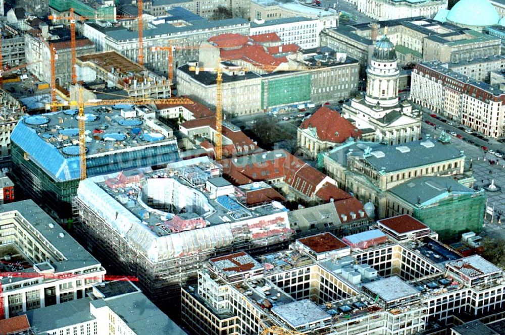 Luftbild Berlin - 12.02.1995 Friedrichstadtpassagen in Berlin