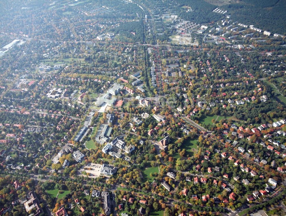 Berlin von oben - Fritz-Haber-Institut in Berlin-Dahlem