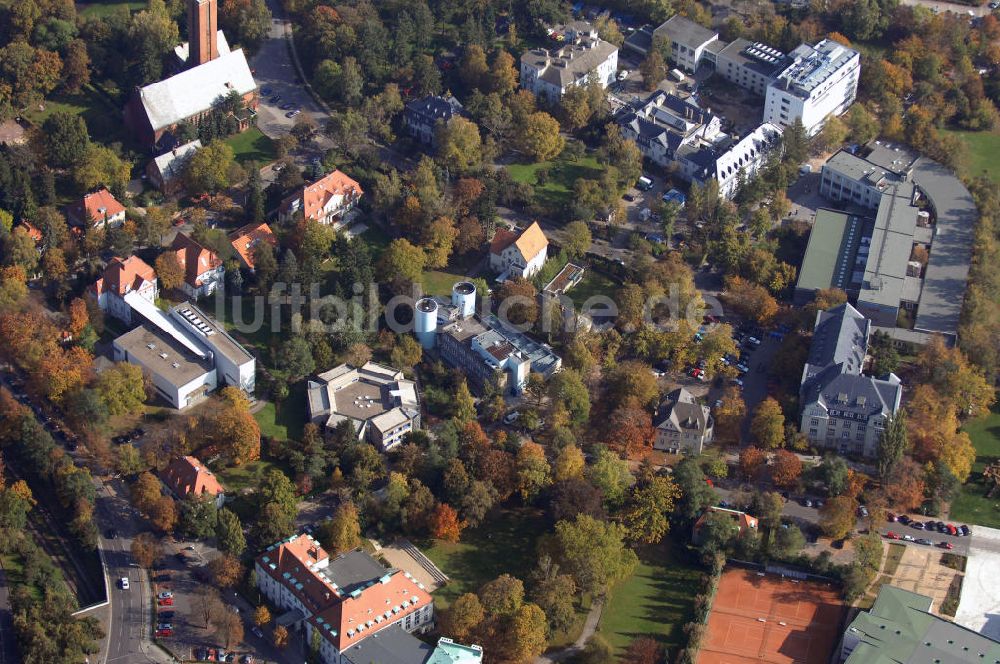 Berlin von oben - Fritz-Haber-Institut der Max-Planck-Gesellschaft in Berlin-Dahlem