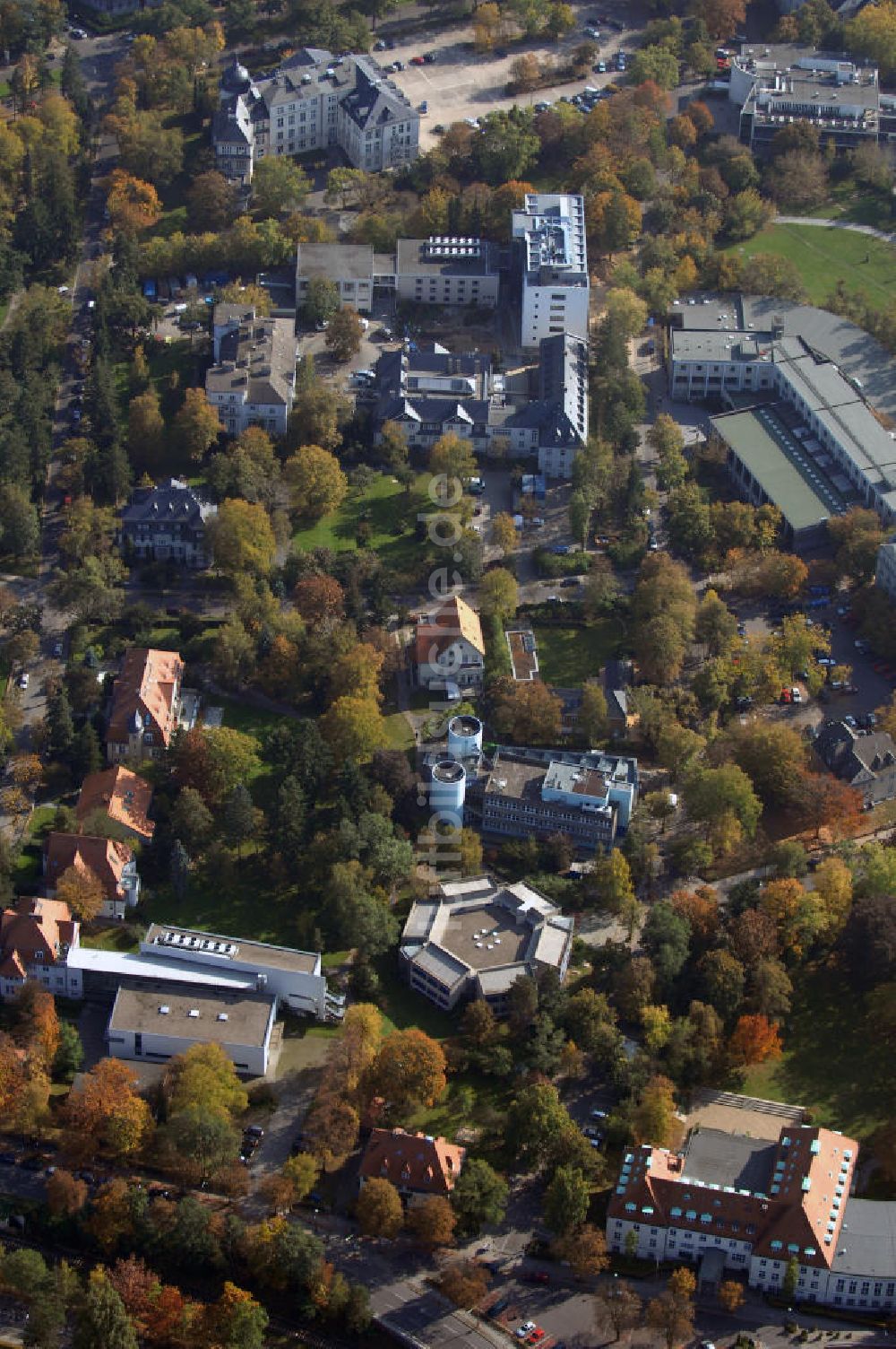 Luftaufnahme Berlin - Fritz-Haber-Institut der Max-Planck-Gesellschaft in Berlin-Dahlem