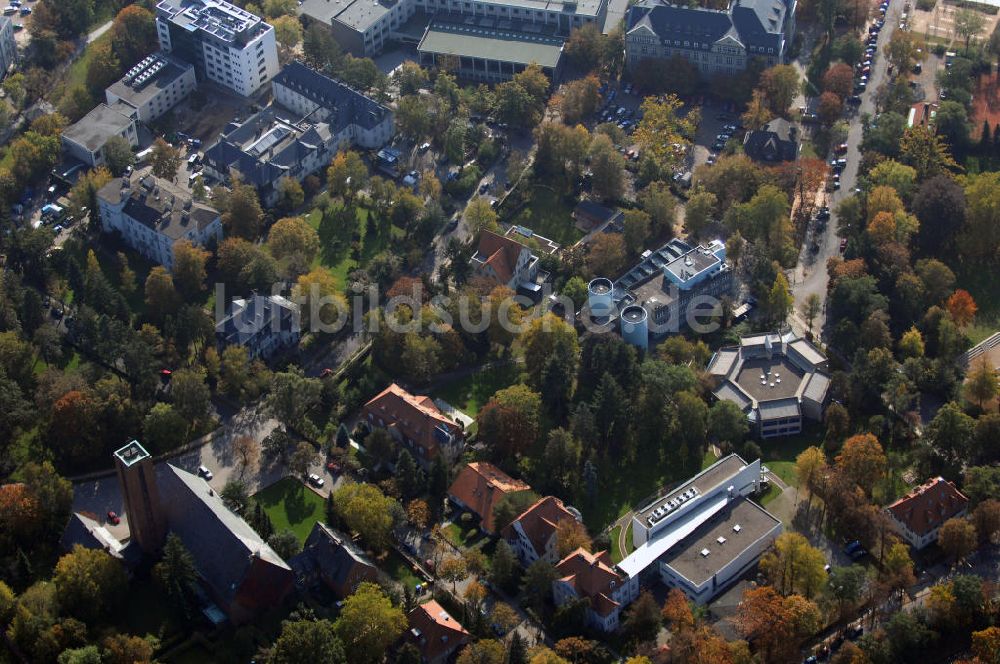 Berlin von oben - Fritz-Haber-Institut der Max-Planck-Gesellschaft in Berlin-Dahlem