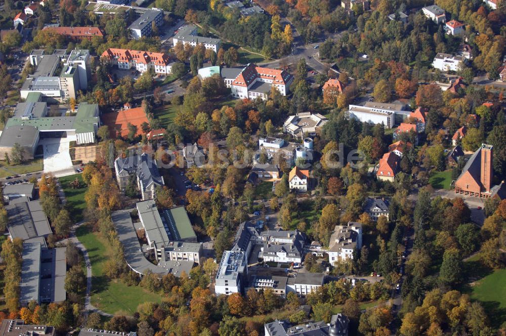 Berlin von oben - Fritz-Haber-Institut der Max-Planck-Gesellschaft in Berlin-Dahlem