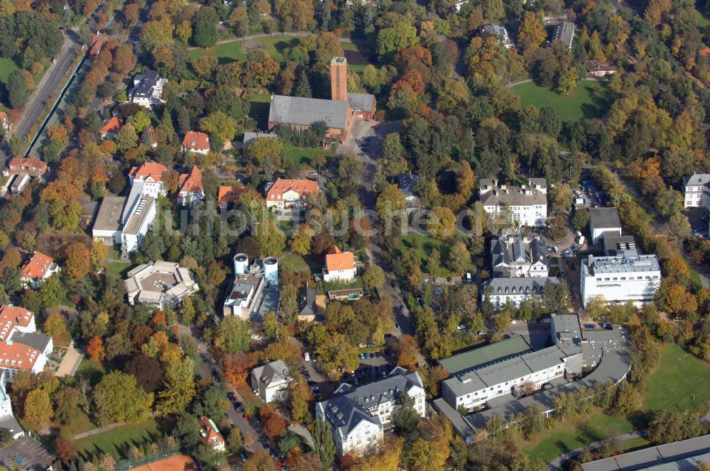 Luftaufnahme Berlin - Fritz-Haber-Institut der Max-Planck-Gesellschaft in Berlin-Dahlem