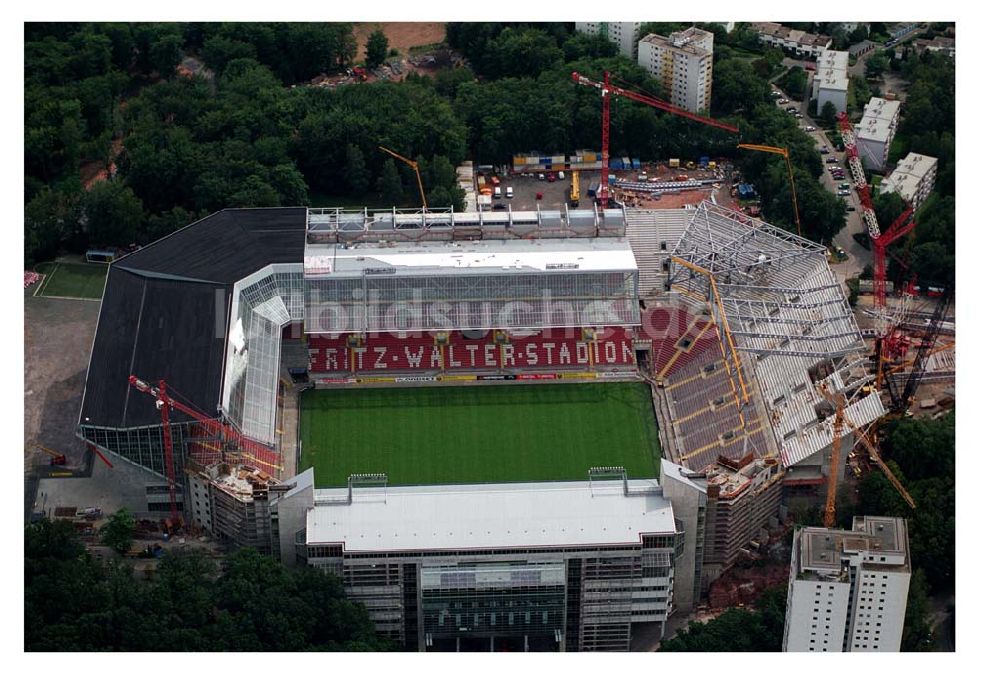 Kaiserslautern (Rheinland-Pfalz ) von oben - Fritz-Walter-Stadion Kaiserslautern