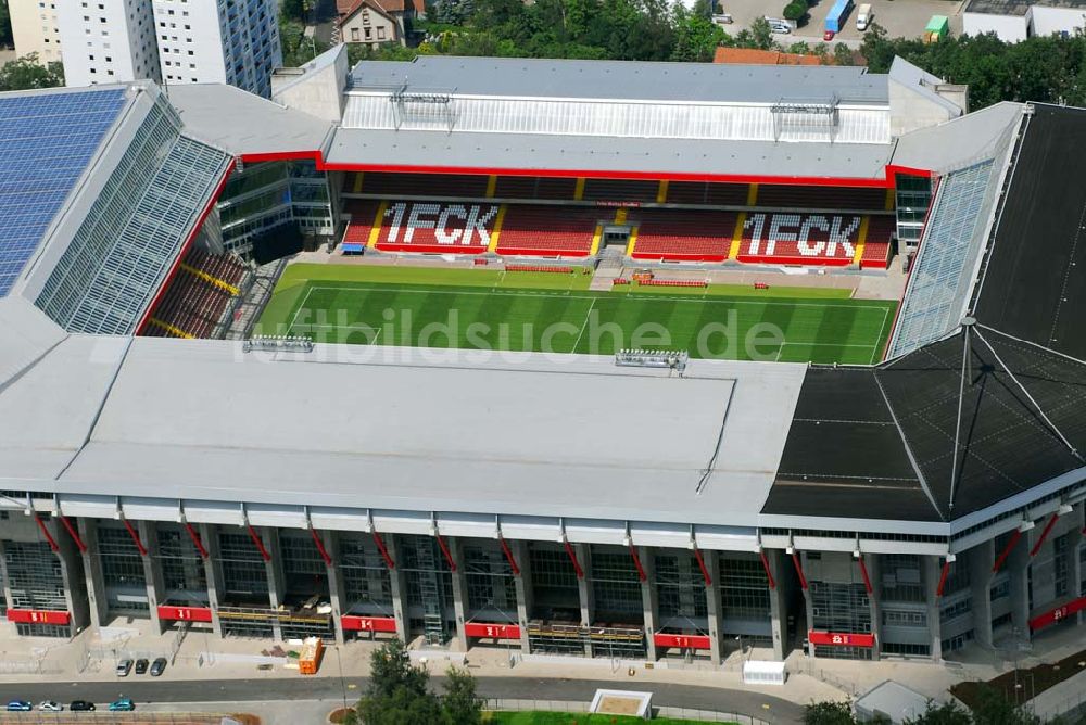 Kaiserslautern von oben - Fritz-Walter-Stadion Kaiserslautern