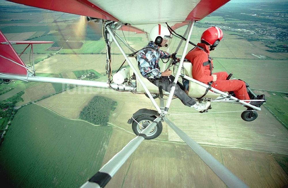 Luftaufnahme Fürstenwalde / Brandenburg - Fürstenwalde / Brandenburg Ultraleichtflieger-Mitflug (von Flugplatz Eggersdorf aus) 26.09.1993