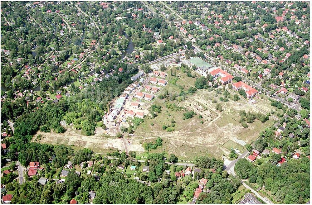 Berlin Köpenick aus der Vogelperspektive: Fürstenwalder Allee Lagunenweg