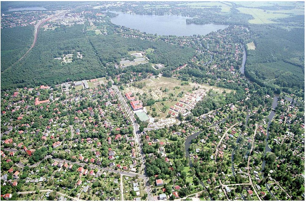 Berlin Köpenick von oben - Fürstenwalder Allee Lagunenweg