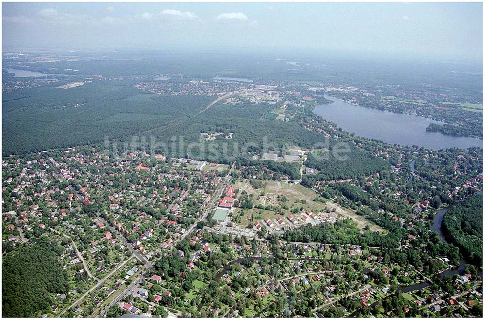 Berlin Köpenick aus der Vogelperspektive: Fürstenwalder Allee Lagunenweg