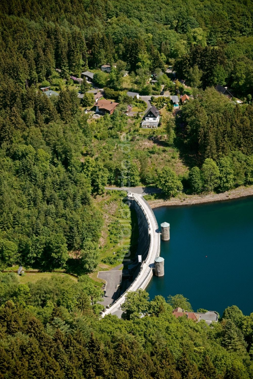 Luftbild Meinerzhagen - Fürwiggetalsperre in Meinerzhagen im Bundesland Nordrhein-Westfalen