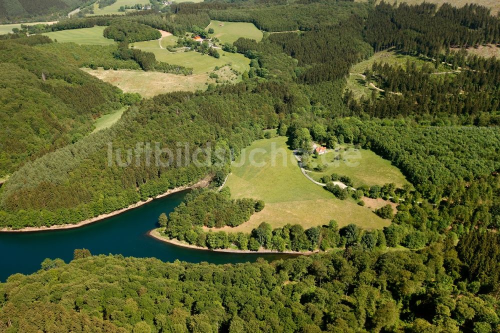 Luftaufnahme Meinerzhagen - Fürwiggetalsperre in Meinerzhagen im Bundesland Nordrhein-Westfalen