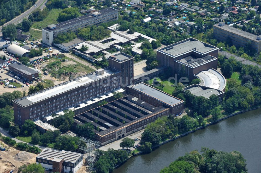 Luftbild Berlin Köpenick - Funkhaus Berlin Nalepastraße in Treptow-Köpenick