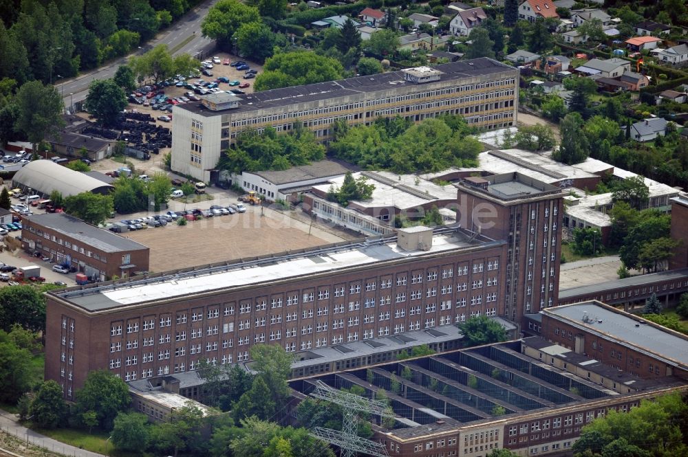 Berlin aus der Vogelperspektive: Funkhaus Berlin Nalepastraße in Treptow-Köpenick