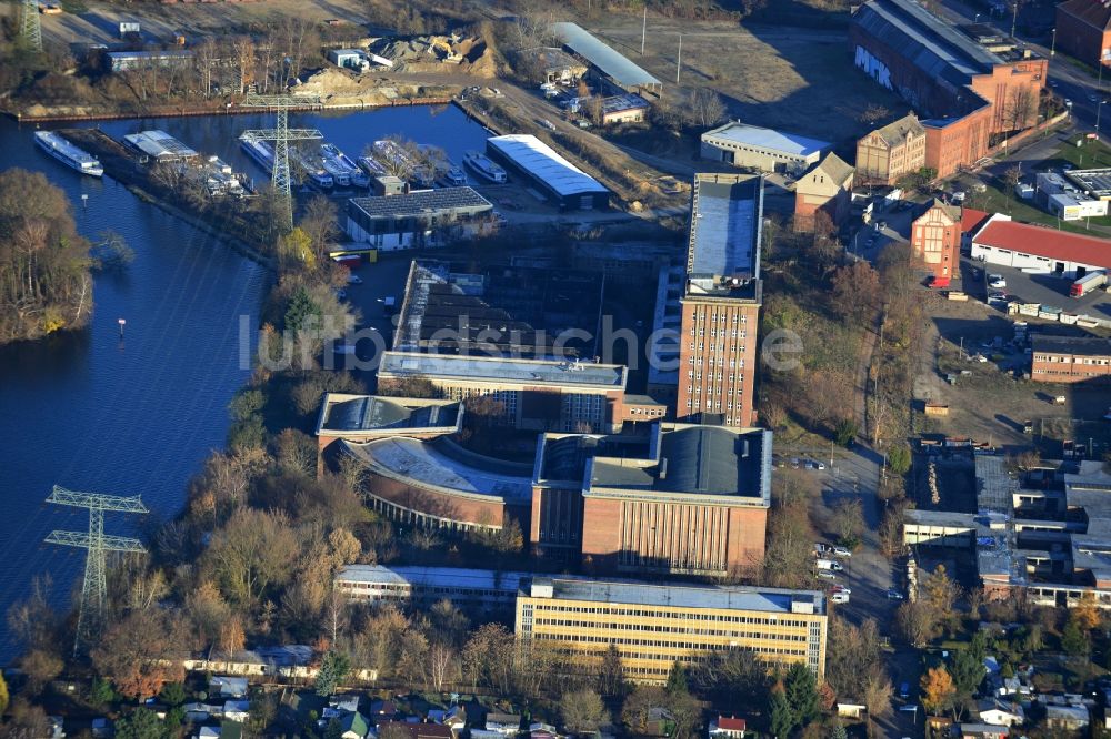 Berlin von oben - Funkhaus Berlin Nalepastraße in Treptow-Köpenick